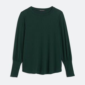 Pink Clover Deep Green Long Sleeve Tee